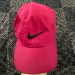 dark pink hat slightly used